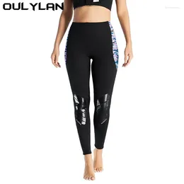 Women's Swimwear Oulylan Men Women 3MM Neoprene Diving Vest Sleeveless Wetsuit Top Surfing Snorkeling 2MM Pants Sunscreen Cold Proof Warm