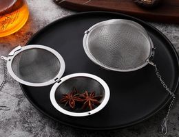 Coffee Tools Drinkware Kitchen Dining Bar Home Garden 304 Stainless Steel Sphere Locking Spice Ball Mesh Infuser Tea Strainer Fi4161210