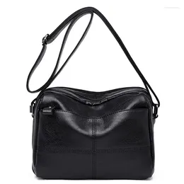 Shoulder Bags 2024 Soft Leather CrossBody Bag For Women Handbags Messenger Lady Bolsas Feminina