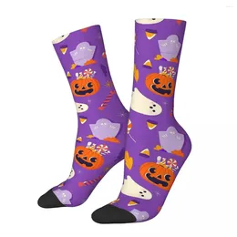 Men's Socks Cute Halloween Patterns Unisex Winter Outdoor Happy Street Style Crazy Sock