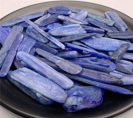 1 Bag 100g Natural Blue Kyanite long strips Quartz Crystal Tumbled stone Reiki Healing mineral home decoration6550233