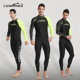 Women's Swimwear LCDRMSY MEN'S RASH GUARDS BEACH LONG SLEEVES SURFING SWIMMING TOP SHIRTS PANT SET WATER SPORTS GYM WETSUIT QUICK-DRY UPF50