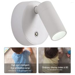 Wall Lamp Adjustable Light USB Rechargeable 1800mAh Nordic Modern LED COB Backlight For Bedroom Living Room