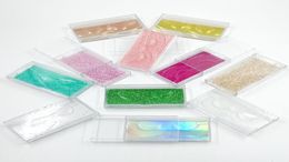 sell 25mm Eyelash Boxes Whole Rectangle Plastic Transparent False Eyelashes Packaging Box 3D Lashes Case Cosmetic Storage 7774872