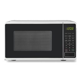 Mainstays 07 cu ft Countertop Microwave Oven 700 Watts White 240509