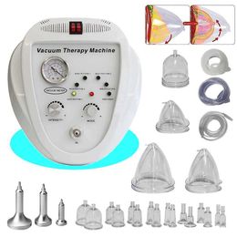 Bust Enhancer AOKO Vacuum Breast Massage Machine Hip Lift Enlargement Body Shape Booster 24 Cup shaped Tool Q240509