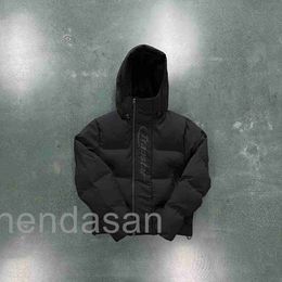 Trapstar Jacket Uk Luxury Designer High Quality Hyperdrive Technical Down - Black Version Mens Outerwear Hooded