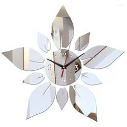 Wall Clocks Mirror Acrylic Material Single Face Stickers Modern Style Quartz Home Decor Watches