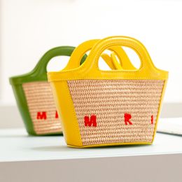 Mini the Tote summer Basket Designer beach bag for Woman tropicalia micro luxury Straw Clutch Raffias bag handbag weave hobo pochette travel CrossBody Shoulder Bags