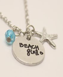 12cslot New arrival Beach Girl necklace Starfish Shell Cruise Charm Necklace summer holiday Jewellery for women8992822
