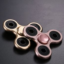 Fidget Finger Spinner Alloy Metal Hand Spinners Stress Relief Decompression Toys For Kids Adults Funny Gifts 240510