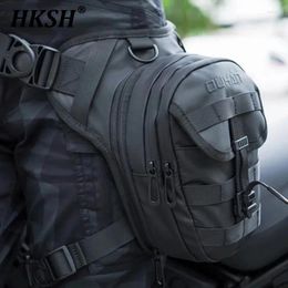 Duffel Bags HKSH Men's Motorcycle Belt Bag Leg Women Expandable Multifunctional Crossbody Outdoor Sports Hiking Fashion HK1335