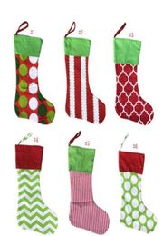 New Designs Christmas Stocking Embroidered Personalised Stocking Gift Bag Xmas Tree Candy Ornament Family Holidaytocking SN12618253058