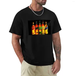 Men's Polos Aesthetic Johnnie Bottle Poster T-shirt Plus Sizes Clothing Customs Tops Big And Tall T Shirts For Men