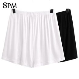 Plus Size Super Stretch Safety Shorts Under Skirt Leggings Soft Black White 3XL 4XL ouc1540 240508