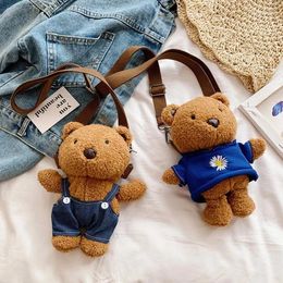 Bag Cute Bear Plush Mobile Phone Female 2024 Summer Wave Korean Version Of Wild Net Red Girl Single Shoulder Messenger