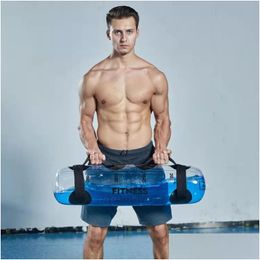 Weight Lifting 5-35Kg Water Power Bag Home Fitness Aqua Weightlifting Body Building Gym Sports Crossfit Weight-Bearing Energy Empty Dr Otkhp