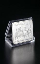 10pcs Non Magnetic Craft Northwest Territorial Mint 999 Fine Stage Silver Divisible Bar Coin Metal Crafts Gifts 1OZ1710437