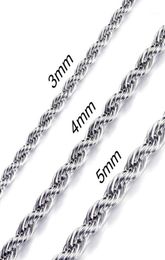ed chain necklace mens stainless steel fashion necklaces link chain for jewelry long necklace gifts for women Accessories14406260
