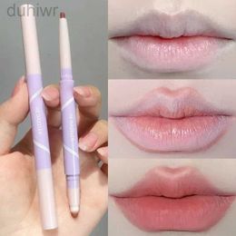 Lip Pencils Matte lipliner waterproof contour lip ruffle lipstick pencil durable fadeless velvet lip line Korean makeup d240510