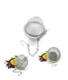New Tea Infuser Stainless Steel Locking Tea Pot Infuser Reusable Sphere Mesh Tea Strainers Kitchen Drinking Accessories Ball with 7312909
