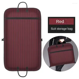 Storage Bags Premium Large Capacity Striped Suit Bag And Dust Cover Oxford Cloth Garment For Clothes