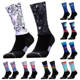 Sports Socks High ProfessionTeam Cycling Women Quality 2024 Men MTB Bike Breathable Bicycle Outdoor Sportswear Racing