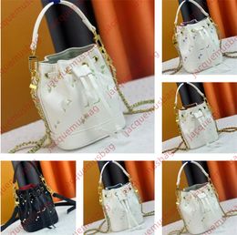 Women mini Bucket bag Designer Nano Noe handbag neonoes tote high quality Shoulder crossbody bags Clutch wallet Hobo purses ladies messenger Drawstring Satchels