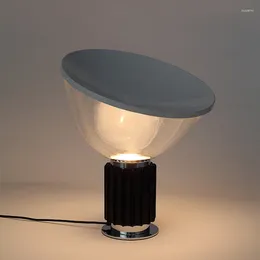 Table Lamps Italian Designer Radar Lamp Glass Shade LED For Bedroom Bedside Living Room High-end Decor Lighting Ship Within 48 Hours