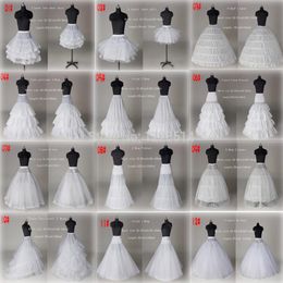 10 Style Cheap White A Line Ball Gown Mermaid Wedding Prom Bridal Petticoats Underskirt Crinoline Wedding Accessories Bridal slip Dress 328L