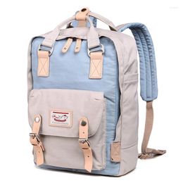 Backpack Fashion Women Candy Colour Canvas Backpacks School Bags For Girl Boy Casual Travel Laptop Mochila S062