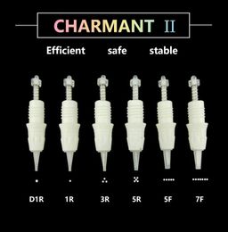 Replacement Needles Cartridge Tips for Charmant 2 Permanent Eyebrow Eyeline Lips Rotary Makeup MTS PMU Tattoo Needle6556272