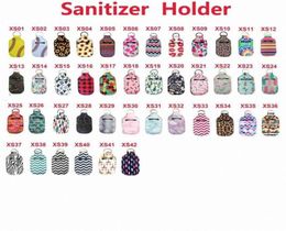 Sanitizer Holder Neoprene Hand Sanitizer Bottle Holder Lipstick Holders Lip Cover Handbag Keychain Printing Chapstick Holder 30ml 5962583