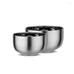 Bowls Stainless Steel Bowl Dishwasher Safe Salad Insulated Wall Vacuum Soup Easy To Clean & Maintain For Meal