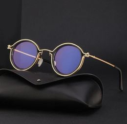 Sunglasses Round Eyeglasses Women Design Optical Glasses Frame Men Metal Vintage Prescription Eyewear Myopia Computer SpectacleSun9089167