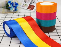 40mm 24Yards Roll Silk Satin Ribbons for Crafts Bow Handmade Gift Wrap Party Wedding Decorative Christmas Packing6048649