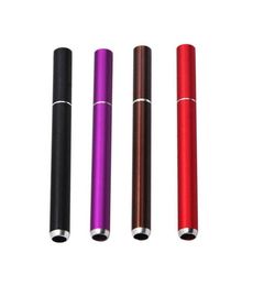 Cigarette Holder Aluminium Alloy hand dry herb Pipes One Hitter Pipe 78MM Metal Tobacco Cigarettes smoking Accessories Pocket Size5152039