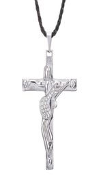 Johnny Hallyday guitar pendant necklace men Jewellery 316 stainless steel floating locket charms Christian Crucifix6123206