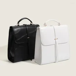 School Bags Advanced Superlatives Niche Light Student Backpacks Large Capacity Casual Solid Designer Bag Vintage Girls