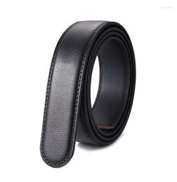 Belts Genuine Leather Men39s Automatic Male Lengthened Ceinture Cowskin High Quality No Buckle Accessories Plus Size 140cm 150c2277090