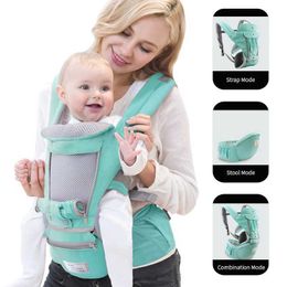 Carriers Slings Backpacks Ergonomic Baby Carrier Infant Kid Baby Hipseat Sling Front Facing Kangaroo Baby Wrap Carrier for Baby Travel 0-36 Months T240509