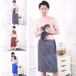 Towel Wearable Magic Bath With Pockets Soft Beach Blanket Shower Skirt Sports Towels For Gym Men Drop-V12 2310