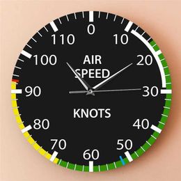 Wall Clocks Unique dashboard wall clock -12 inch aircraft enthusiast design for living rooms boys and home decor Q240509