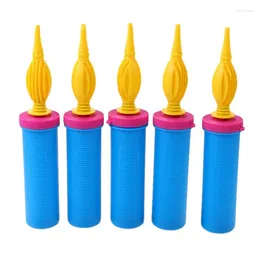 Party Decoration 5Pcs Portable Manual Balloon Pump Two-Way Inflator For Birthday Wedding Inflataor