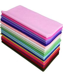 40Pcs Wrapping Coloured Tissue Paper For DIY WeddingFlower Decor 5050CM Gift packing 1005787745