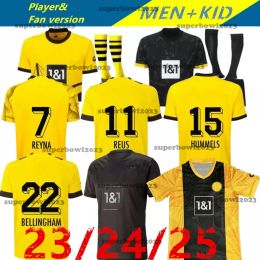 23/24/25 Borussia Dortmund Soccer Jerseys Special Edition Home Away Stadium 50th Anniversary Mens Uniforms Jersey Man Football Shirts 2024 2025 Fans Player Version