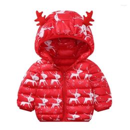 Jackets Toddler Boys Baby Girls Jacket Autumn For Coat Cartoon Kids With Cute Ear Hooded Outerwear Children