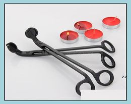 Scissors Hand Tools Home Gardenblack Stainless Steel Candle Wick Trimmer Oil Lamp Trim Scissor Tijera Tea Cutter Snuffer Tool Ho8992256