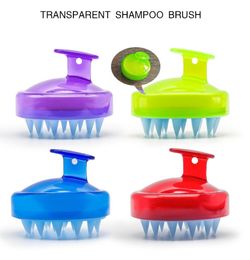 Silicone shampoo brush scalp massage brush Shampoo comb adult shampoo massager hair comb beauty tool5149267