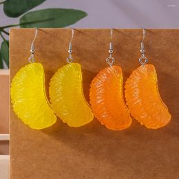 Dangle Earrings Aihua Cartoon Creative Orange For Women Fashion Fruits Funny Jewellery Gifts